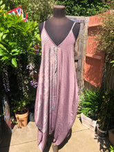 Load image into Gallery viewer, Indian silk Jumpsuit - lilac