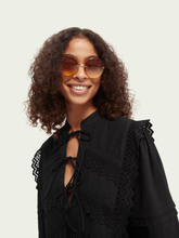 Load image into Gallery viewer, Broderie anglaise organic cotton mini dress