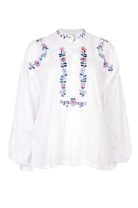 PASTEL FOLK EMBROIDERED SHIRT
