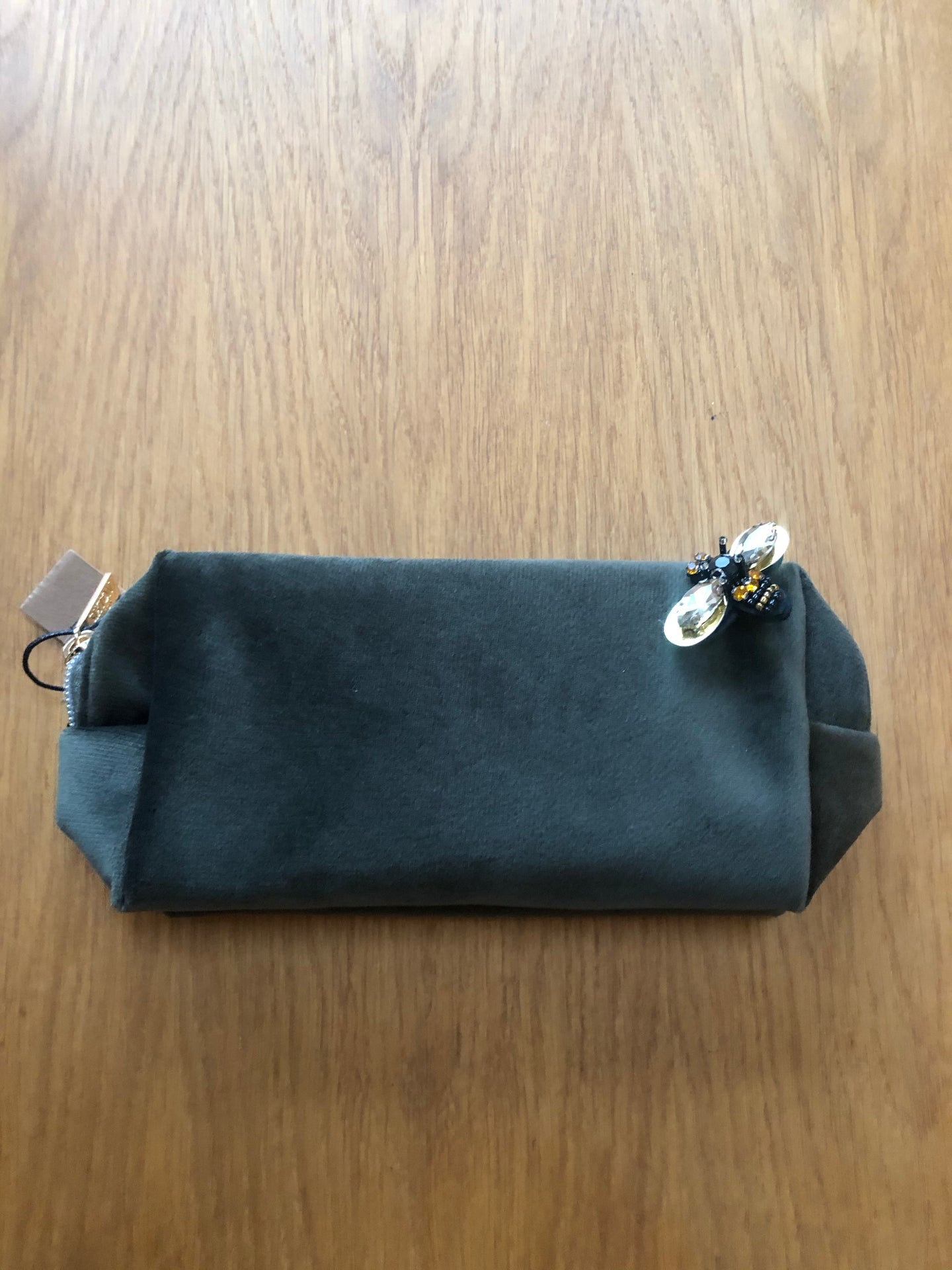 Military Green make-up bag