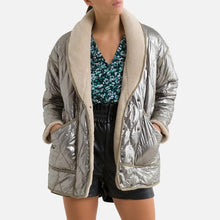 Load image into Gallery viewer, Metallic Reversible Ewen Coat