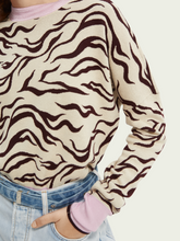 Load image into Gallery viewer, Printed Intarsia organic sweater