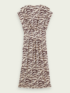 Sleeveless wrap dress