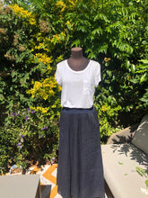 Load image into Gallery viewer, Linen Lili Maxi Skirt - Navy