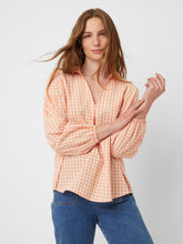 Load image into Gallery viewer, Classic Organic Gingham Popover Shirt - Peach