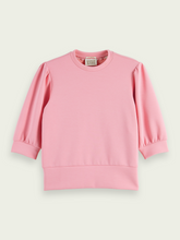 Load image into Gallery viewer, Watermelon pink wide sleeved crew neck sweat