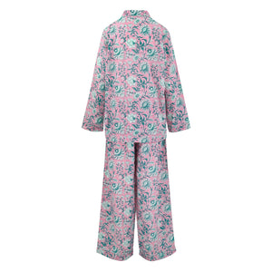PINK WINTER JASMINE LONG-SLEEVE PJ SET
