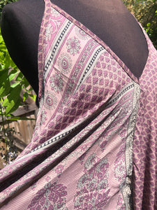 Indian silk Jumpsuit - lilac