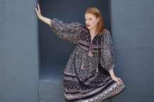 Load image into Gallery viewer, Farah midi dress in Pushkar Rose