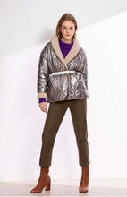 Load image into Gallery viewer, Metallic Reversible Ewen Coat