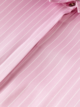 Load image into Gallery viewer, Pale pink stripe regular fit blouse