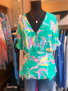 nuchana orchid blouse