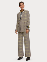 Load image into Gallery viewer, Wide leg high rise trouser