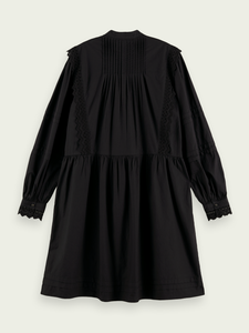 Broderie anglaise organic cotton mini dress