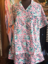 Load image into Gallery viewer, PINK WINTER JASMINE SHORT-SLEEVE PJ SET