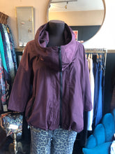 Load image into Gallery viewer, Hood &amp; Zip Rain Jacket - Bordeaux