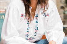 Load image into Gallery viewer, PASTEL FOLK EMBROIDERED SHIRT