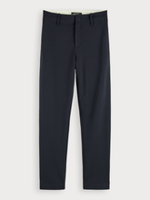 Load image into Gallery viewer, Navy mid rise stretch tailored trouser- SIZE XS - 8 only