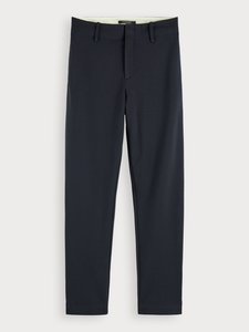 Navy mid rise stretch tailored trouser- SIZE XS - 8 only