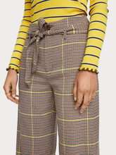 Load image into Gallery viewer, Wide leg high rise trouser