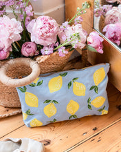 Load image into Gallery viewer, Lemon Blue Everyday Pouch